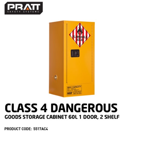 PRATT CABINET DG DANGEROUS GOODS 2 SHELF 60L 1065 X 515 X 465MM